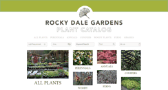 Desktop Screenshot of plants.rockydalegardens.com
